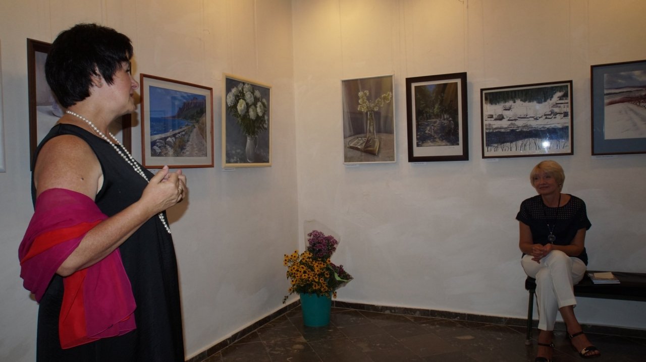 Фото открытия выставки Юшиной в музее ГРИНА #3397