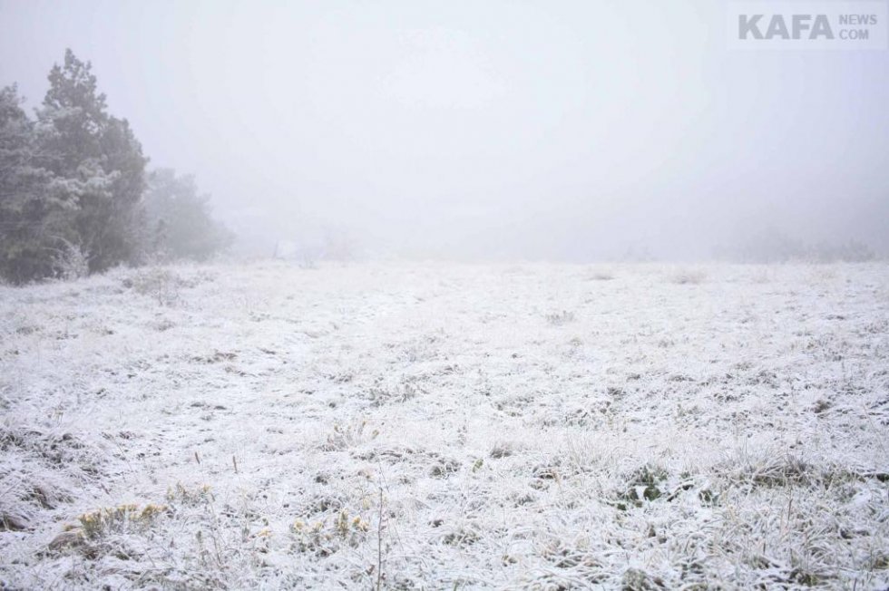 Первый снег в Феодосии #14534