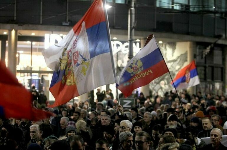 Как в Сербии поддерживают спецоперацию России на Украине