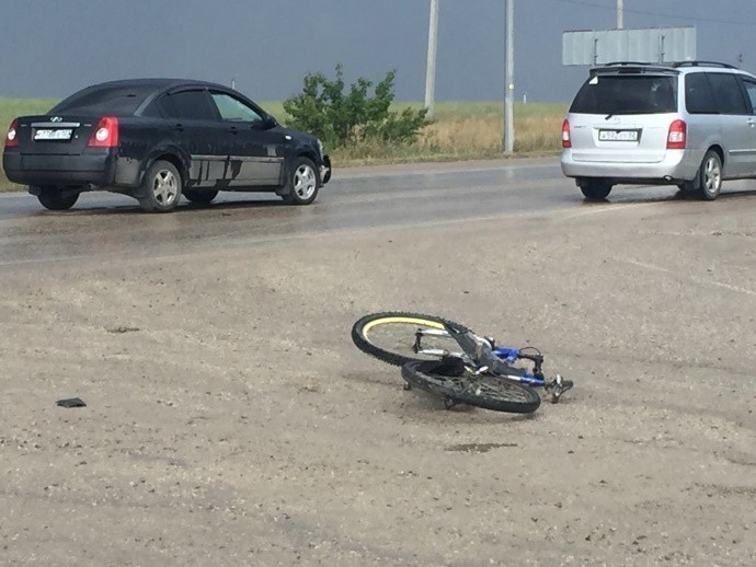 В Феодосии произошло ДТП с велосипедистом