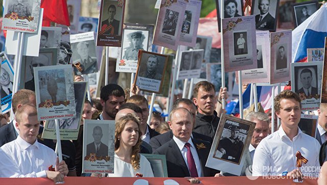 Россия никогда не забудет самоотверженность и мужество солдат в войну - Путин