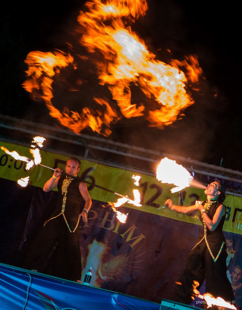 Фото фестиваля «Крым Fire-fest» в Коктебеле #2360