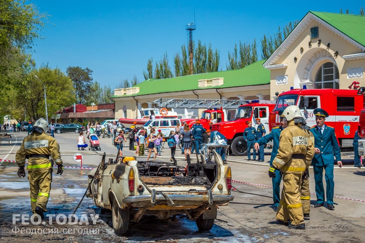 День пожарной охраны в Феодосии #8791