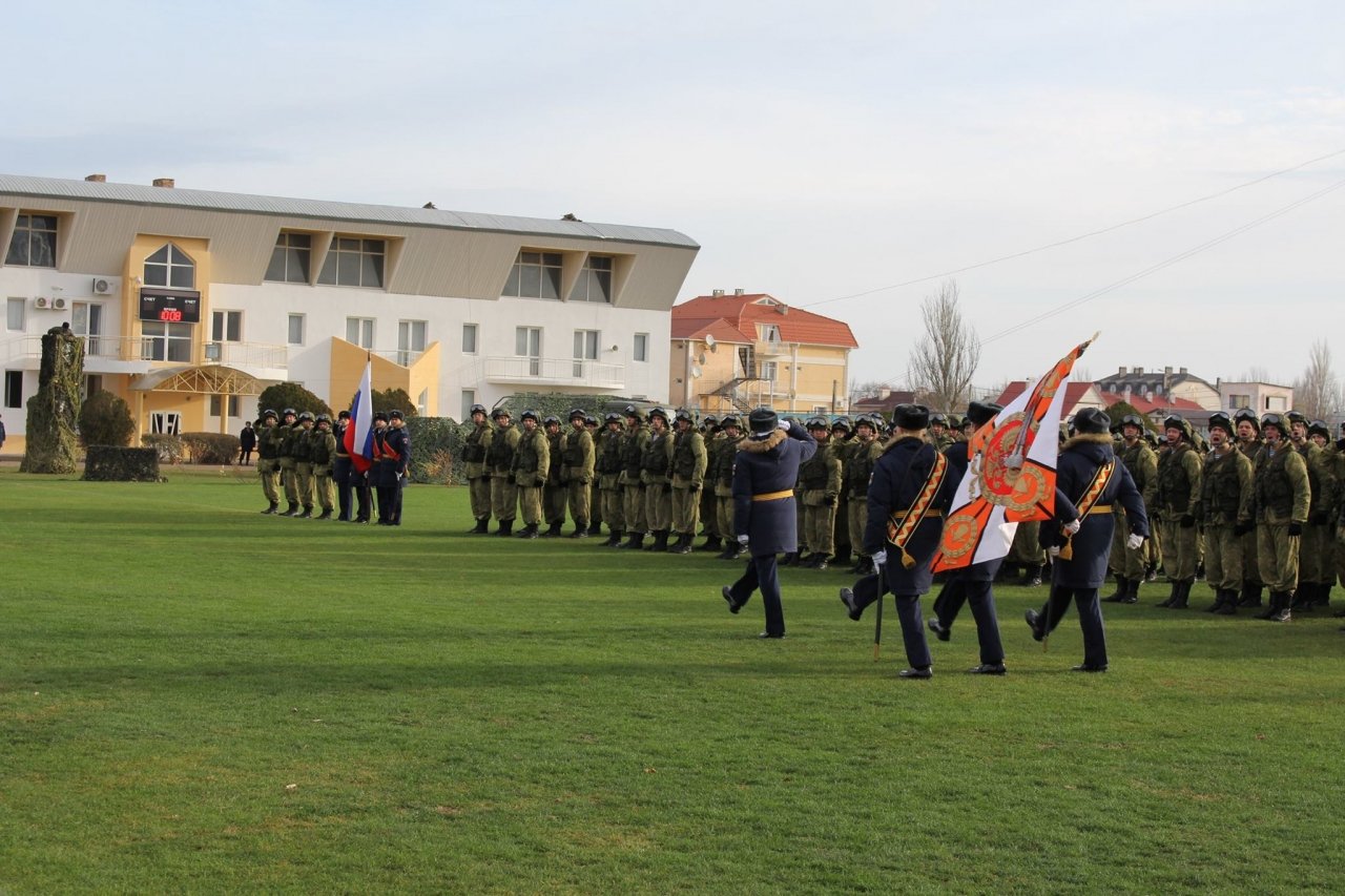 Фото торжественного открытия десантного батальона в Феодосии #5890