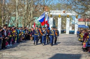 Митинг в День освобождения Феодосии от фашистских захватчиков #8234