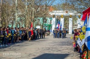 Митинг в День освобождения Феодосии от фашистских захватчиков #8233