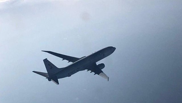 В Сети появилось видео перехвата самолета-разведчика США над Крымом