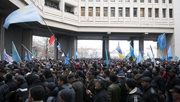 Крымские события 26 февраля 2014 года: на Украине рассказали свое видение