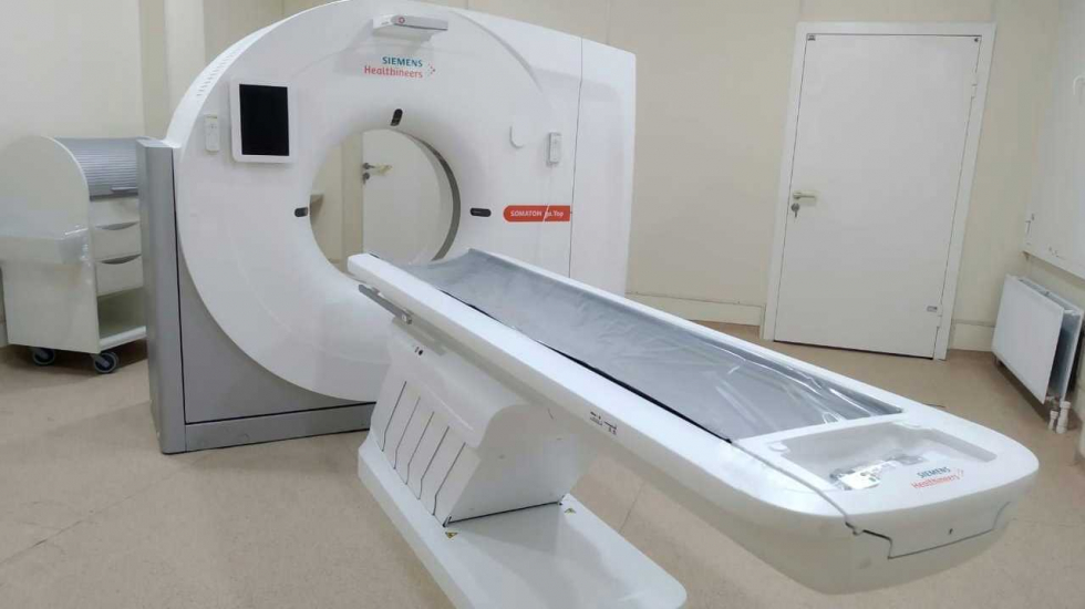 Минздрав РК: В Нижнегорской районной больнице установлен новый компьютерный томограф