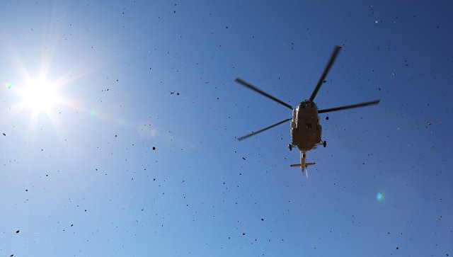 На Кубани упал вертолет: пилот погиб
