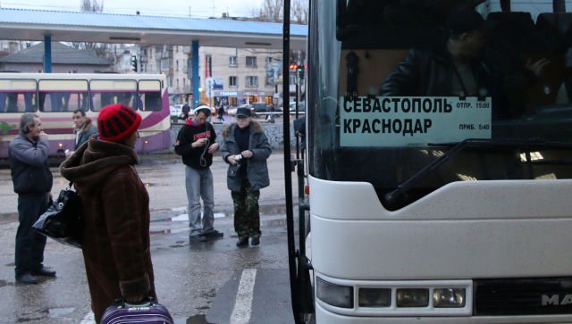 Севастополь приостановил автобусное сообщение с другими регионами