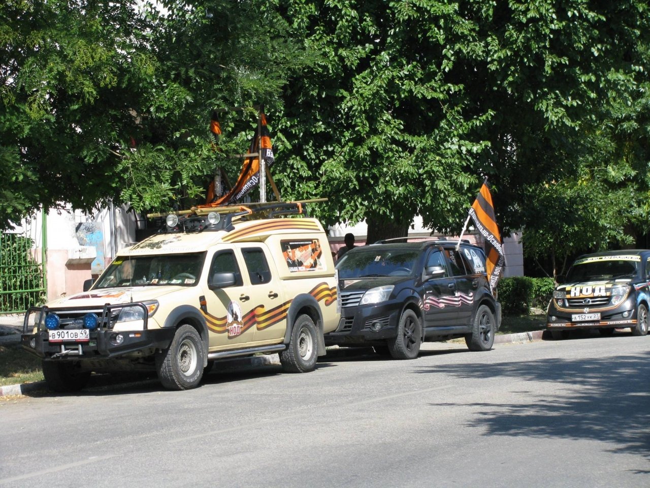 Феодосия встречала гуманитарный автопробег-крестный ход «Державный покров»