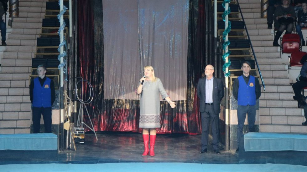 Ирина Кивико поздравила детей с наступающим Новым годом в Симферопольском цирке