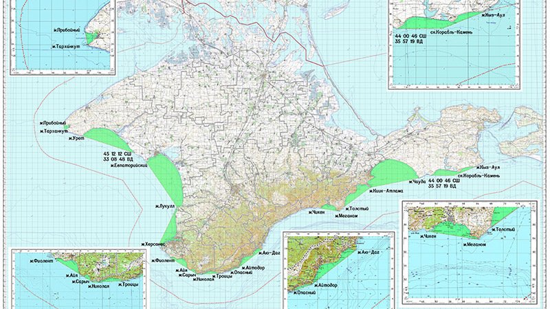 Снят пограничный режим в нескольких районах вдоль побережья Крыма
