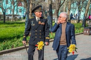 Митинг в День освобождения Феодосии от фашистских захватчиков #8218