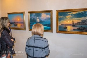 Открытие выставки «Морской пейзаж» в музее Грина #8036
