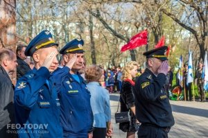 Митинг в День освобождения Феодосии от фашистских захватчиков #8238