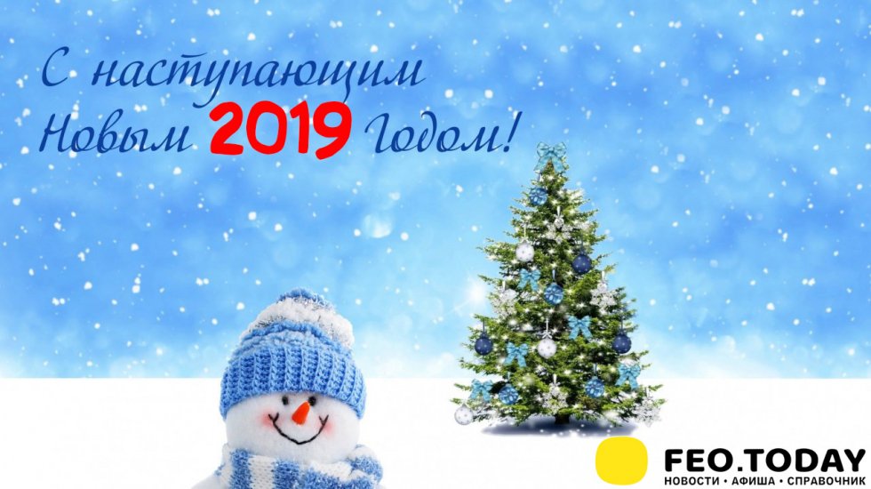 Коллектив Феотудэй поздравляет читателей с Новым Годом 2019!