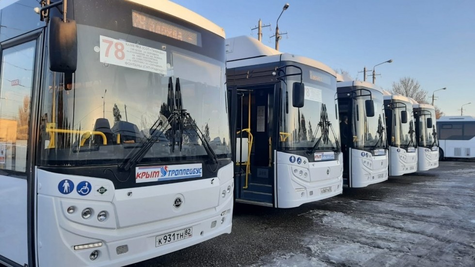 Минтранс РК: 5 новых автобусов вышли на маршрут №78 «Каменка – СТ Надежда» в Симферополе