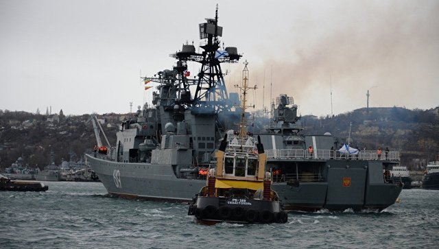 Большой противолодочный корабль «Североморск» покинул Севастополь
