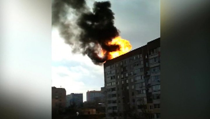 На крыше многоэтажки в Крыму взорвались газовые баллоны