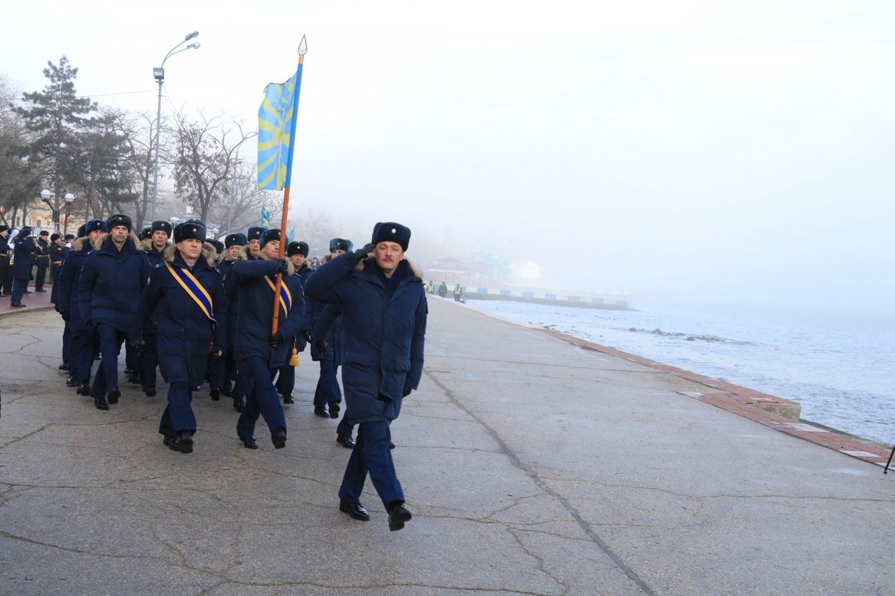 Фото митинга в честь Керченско-Феодосийского десанта в Феодосии #6437