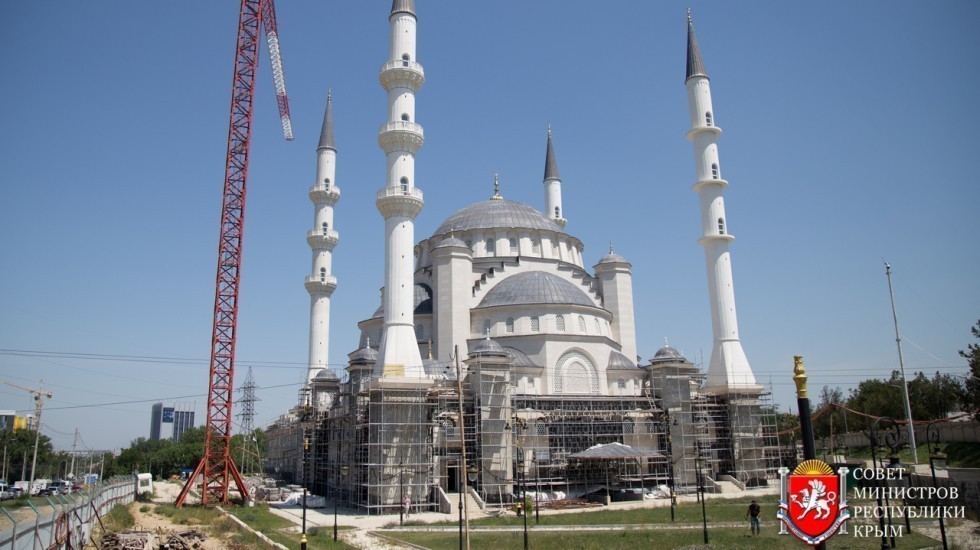 Строительство Соборной мечети в Симферополе выполнено на 70%
