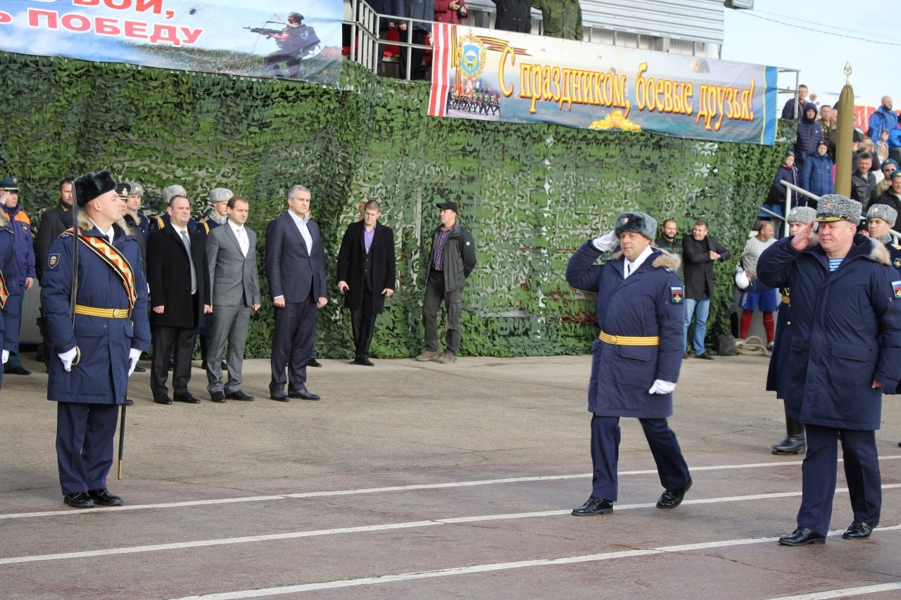 Фото торжественного открытия десантного батальона в Феодосии #5915