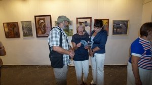 Фото открытия выставки Юшиной в музее ГРИНА #3398