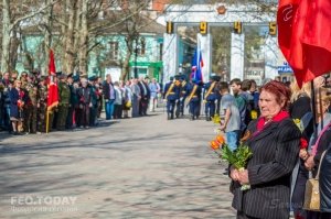 Митинг в День освобождения Феодосии от фашистских захватчиков #8288