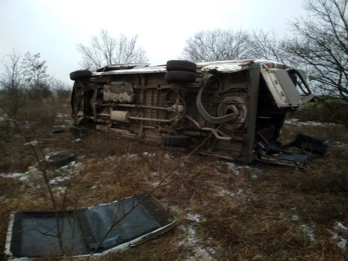 Перевернулся автобус Феодосия-Кировское, есть пострадавшие