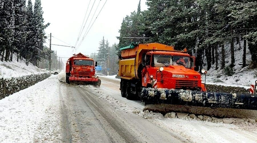 Горные дороги Крыма закроют для проезда зимой в случае плохой погоды