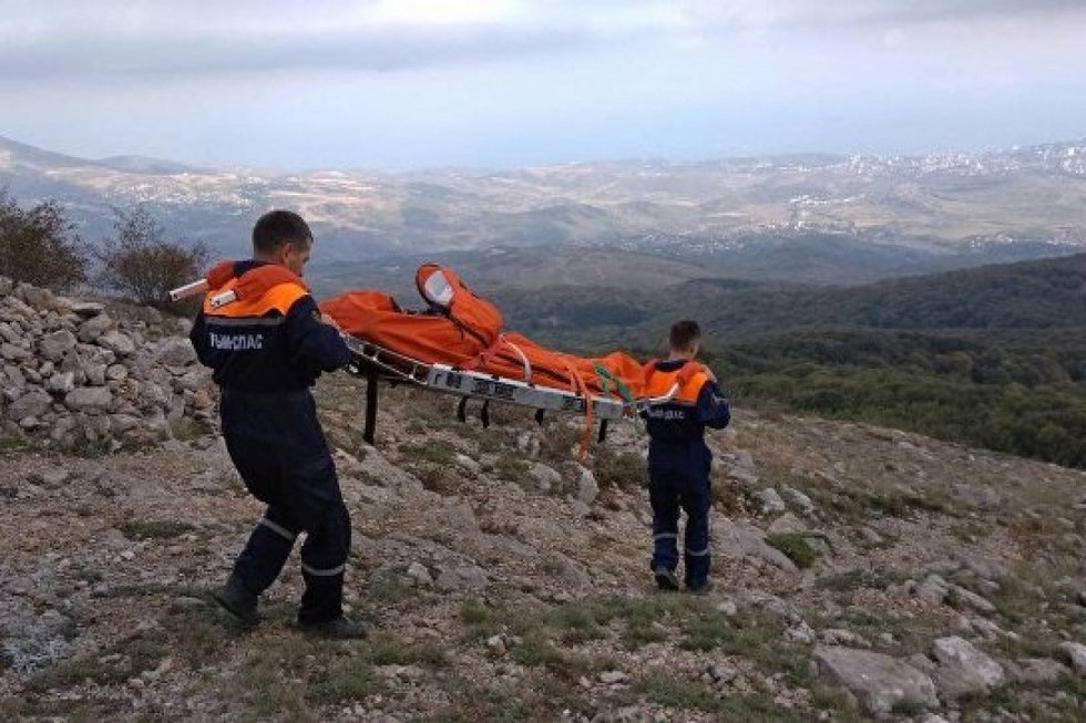 Эвакуация и спасение: происшествие в горах под Симферополем