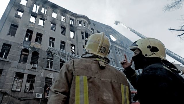 Пожар в колледже Одессы: актуальная информация на утро пятницы