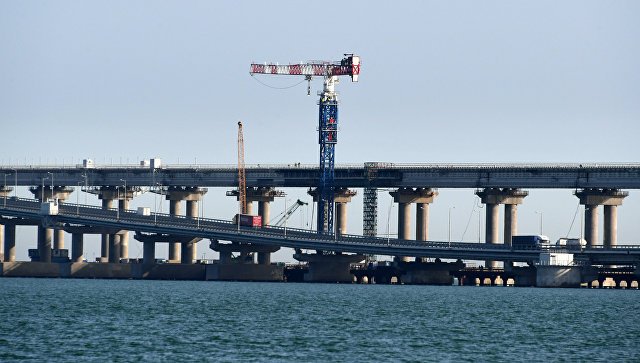 Как строят подходы к железнодорожной части Крымского моста: подробности работ