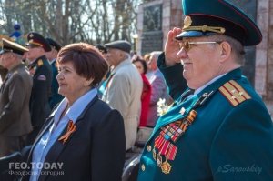 Митинг в День освобождения Феодосии от фашистских захватчиков #8217