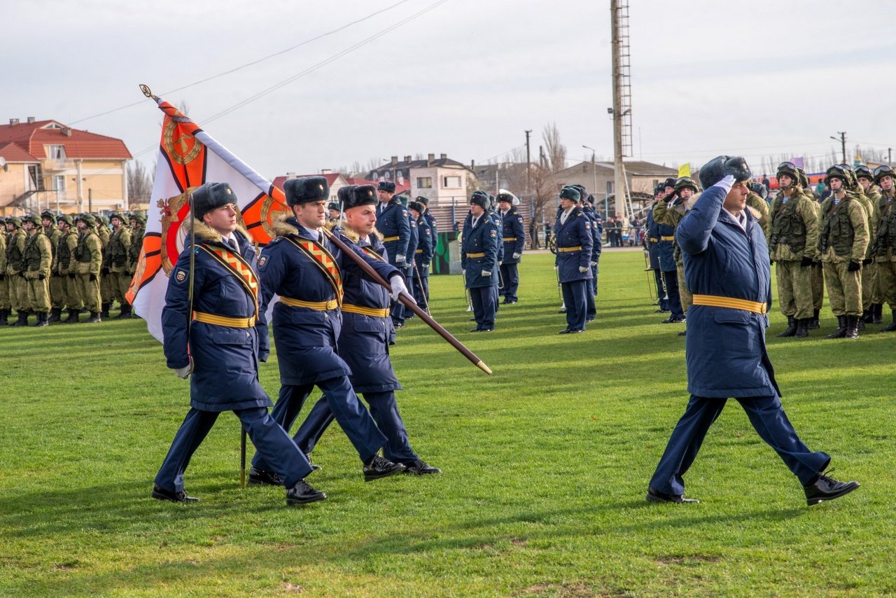 Фото открытия 171 отдельно-десантного штурмового батальона в Феодосии #6043