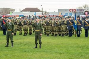 Фото открытия 171 отдельно-десантного штурмового батальона в Феодосии #6011