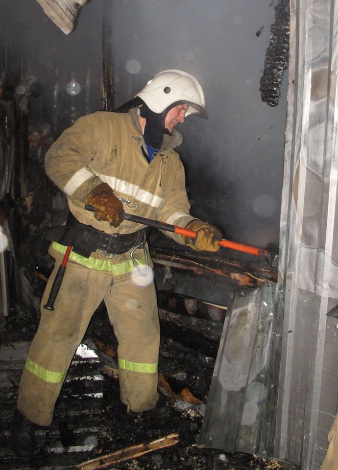Фото возгорания на Челноках в Феодосии #6149