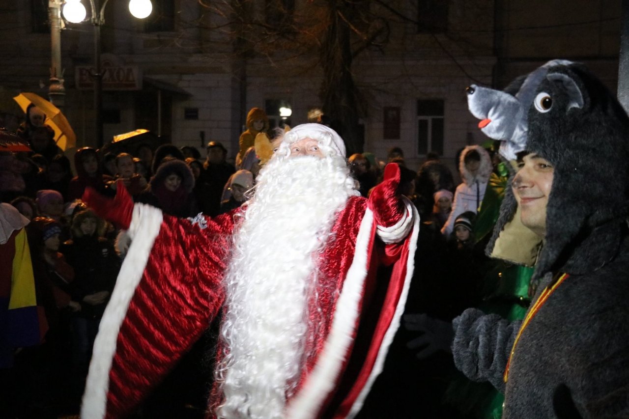 Фото торжественного открытия новогодней ёлки в Феодосии #6305